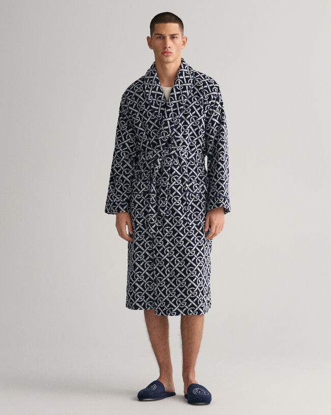 G Patterned badekåbe