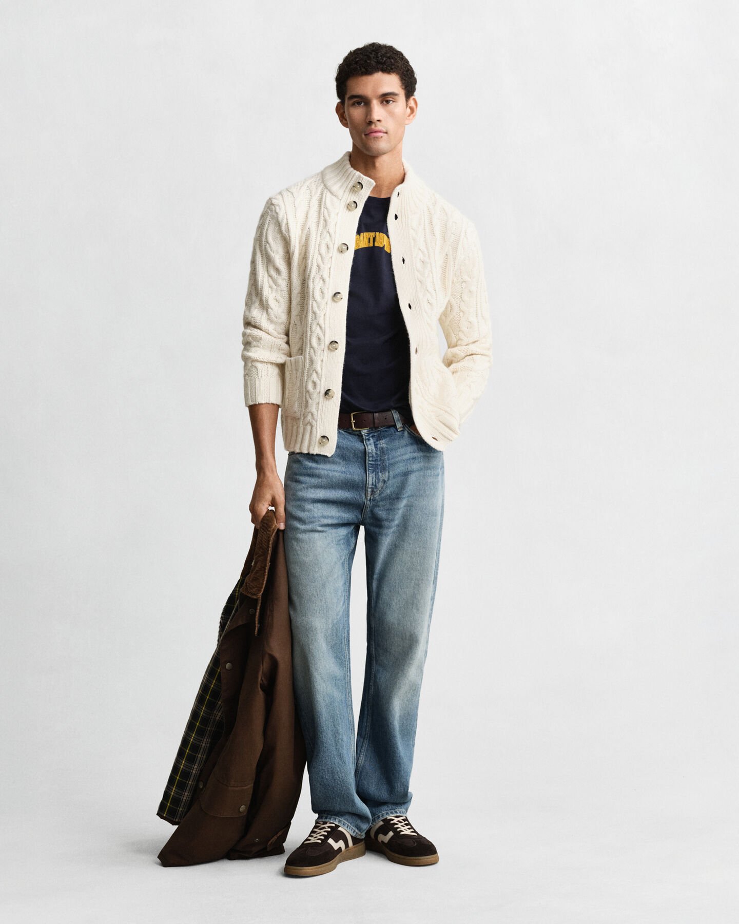 Kabelstrikket cardigan