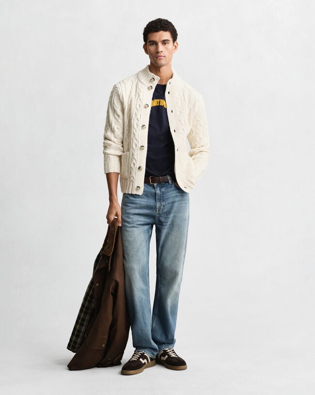 Kabelstrikket cardigan
