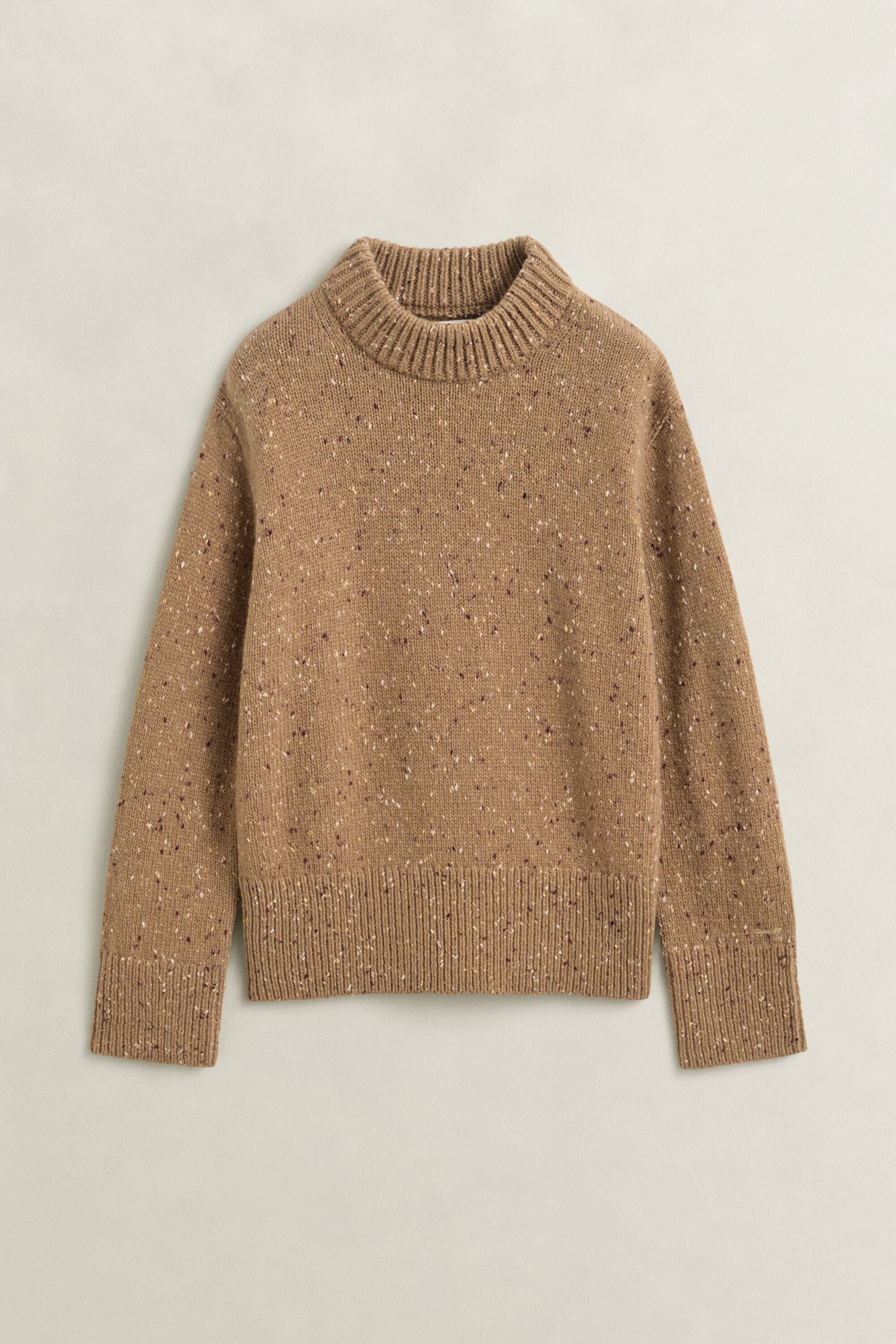 Sweater i uldblanding med nister