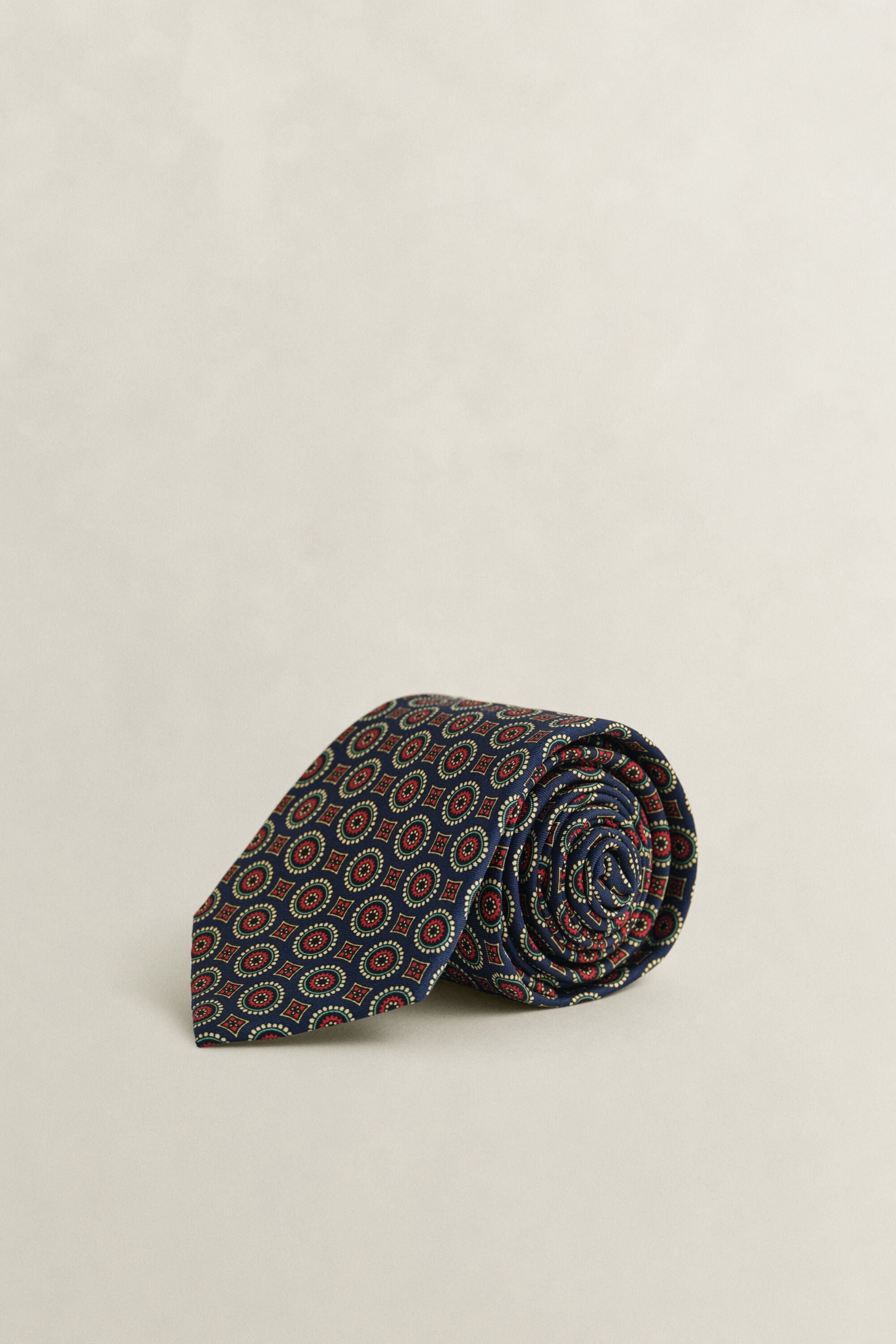 Slips med foulard-tryk