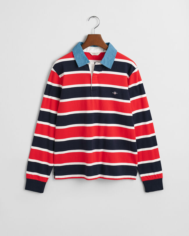 Teens stribet Shield Rugger