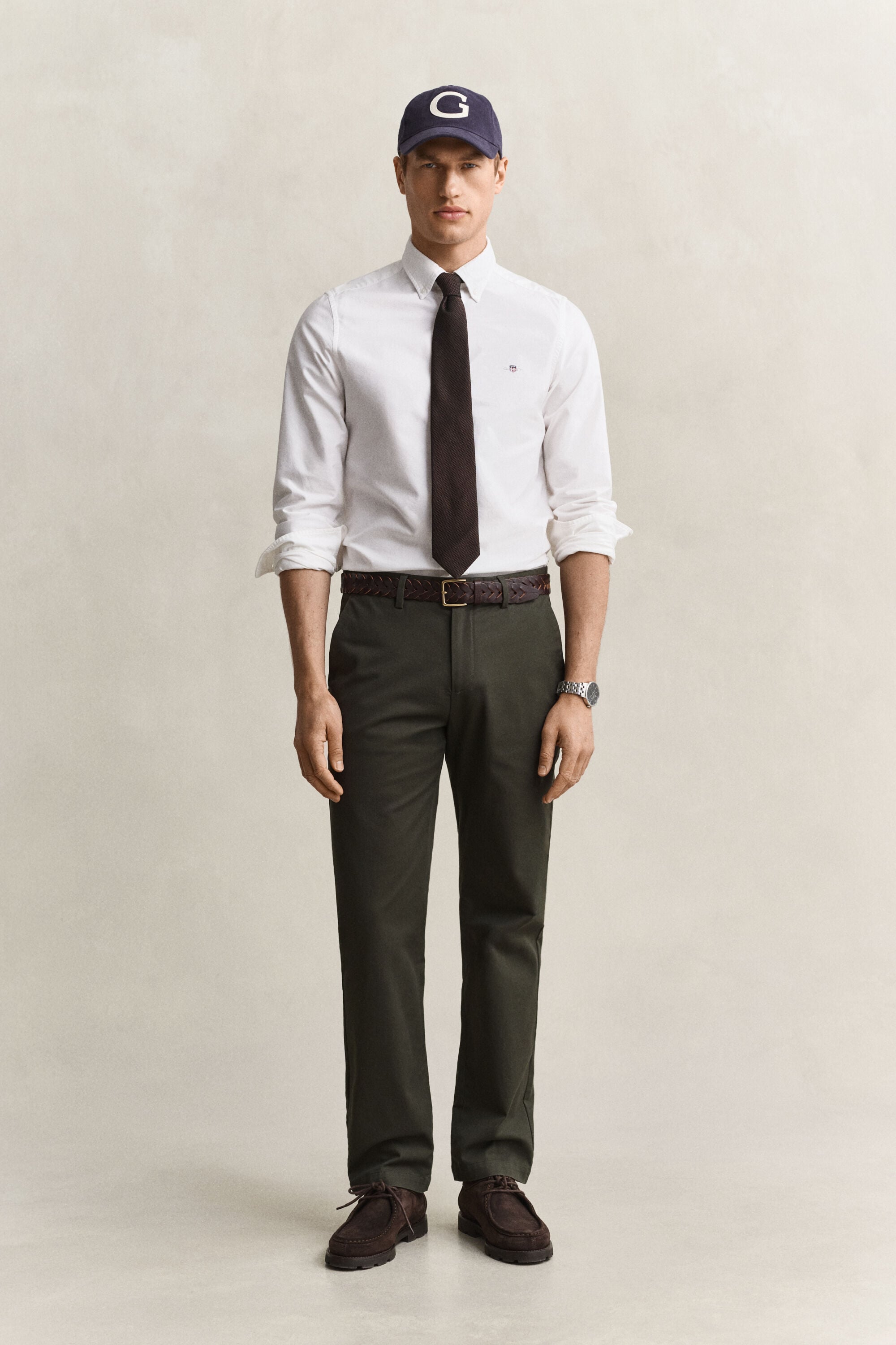 Regular fit smarte chinobukser