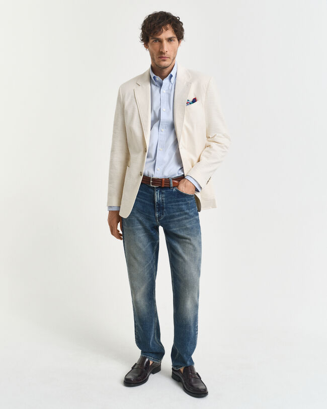 Regular fit pinpoint Oxford-skjorte