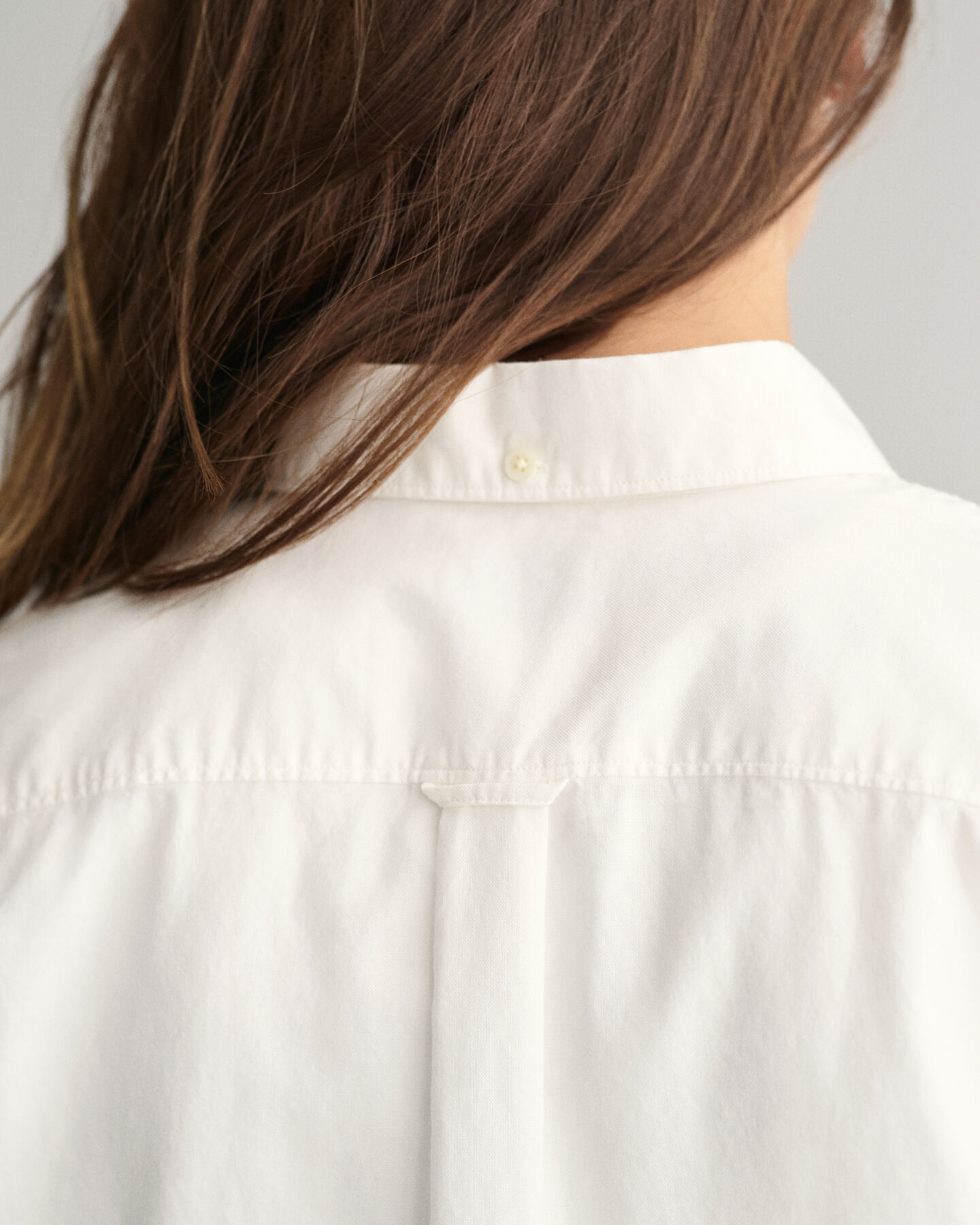 Teens oxford-skjorte med korte &aelig;rmer