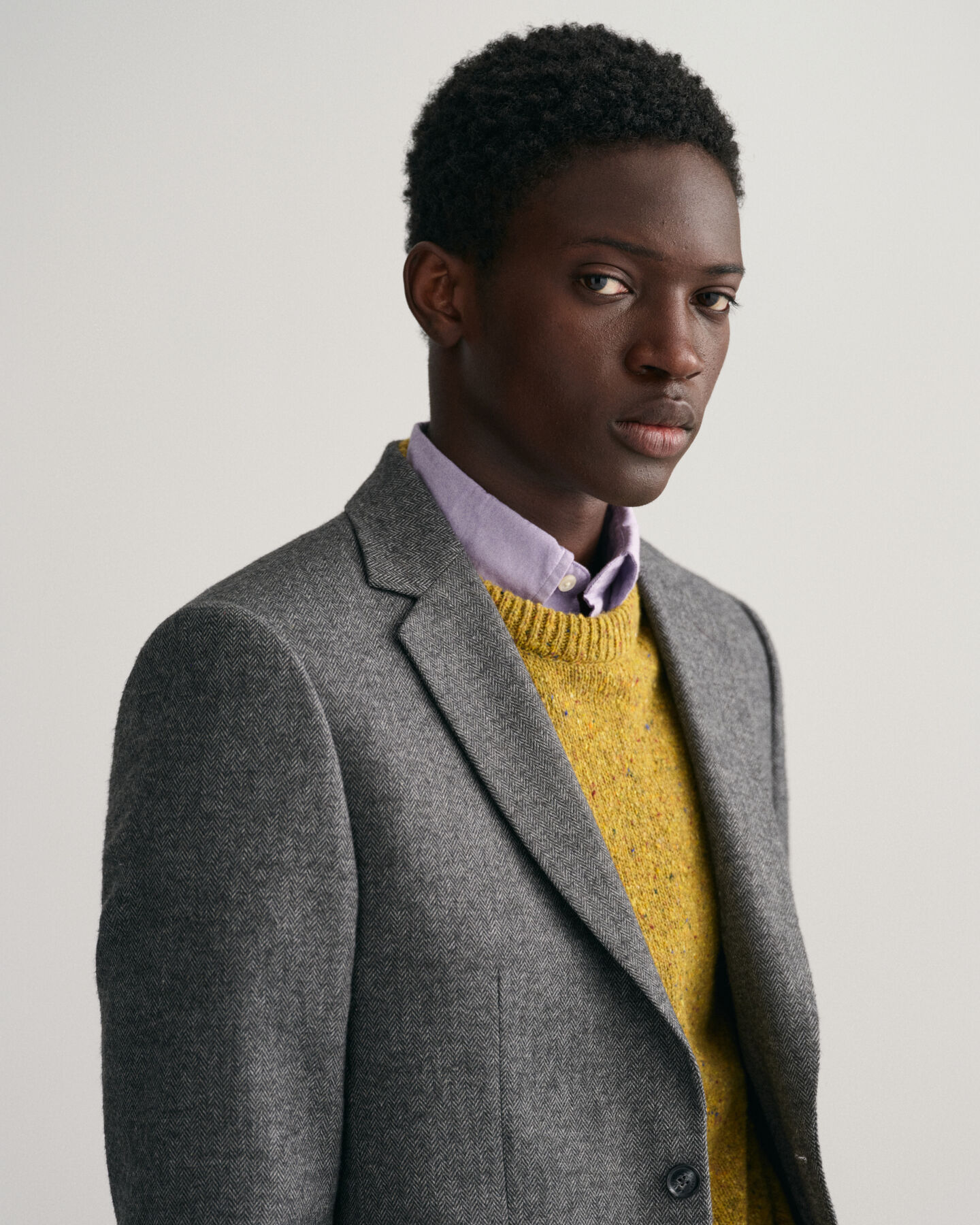 Sildebensmønstret jakkesæt-blazer