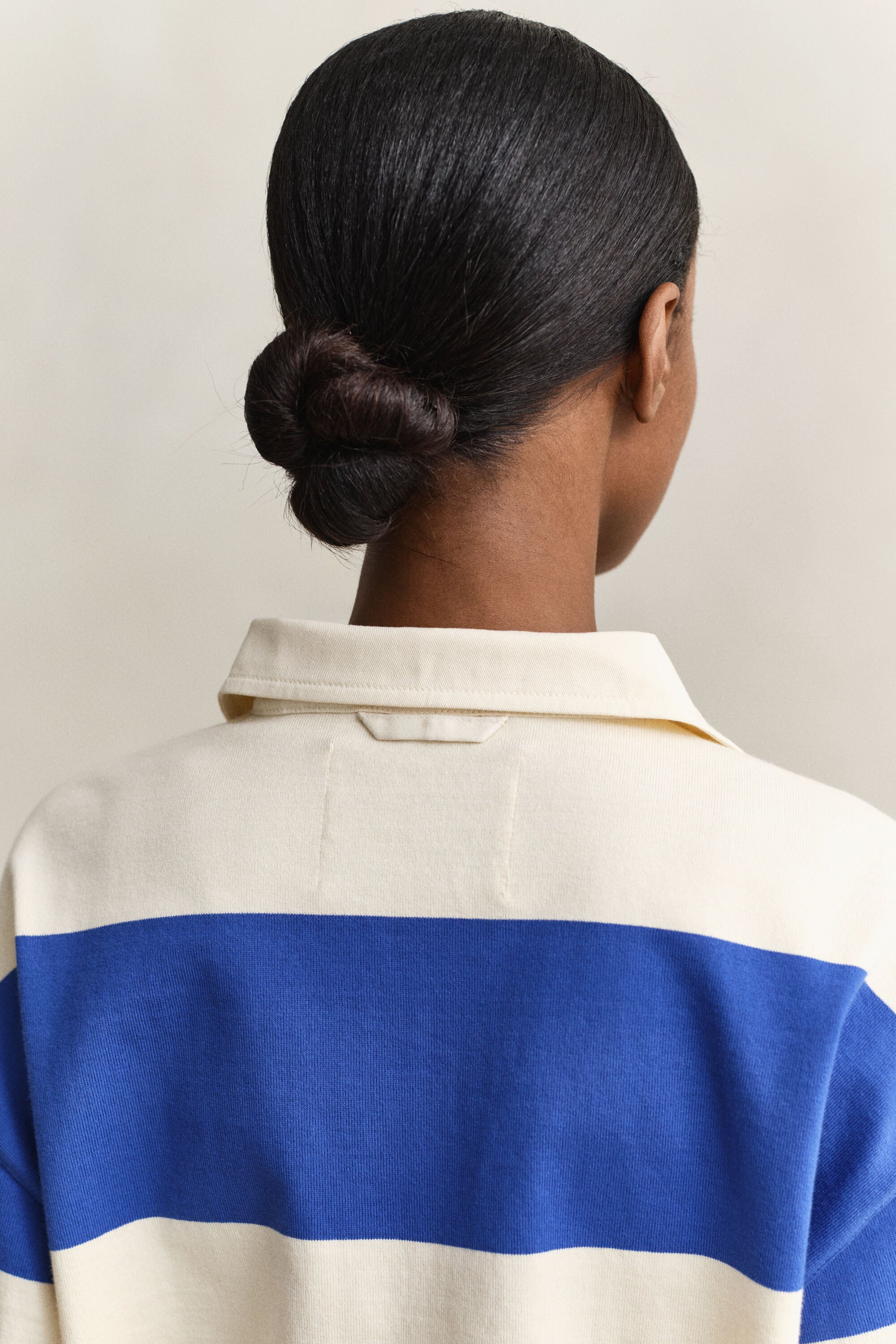 Stribet Heavy Rugger af bomuld