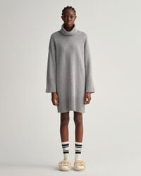 Lounge kjole med rullekrave