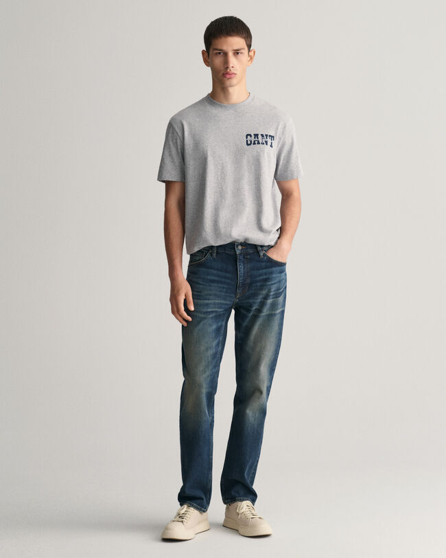 Regular fit Archive vaskede jeans