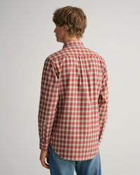 Regular fit ternet flannelskjorte