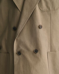 Oversized dobbeltradet Safari jakkesæt-blazer