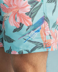 Classic fit badeshorts med Tropical-tryk
