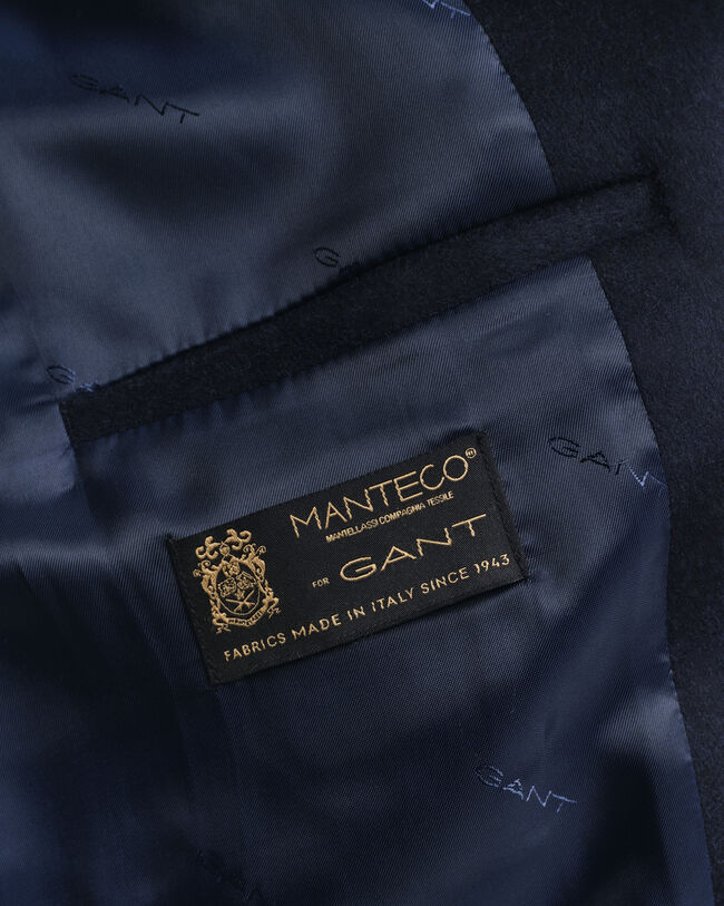 Klassisk uldfrakke med skræddersyet pasform