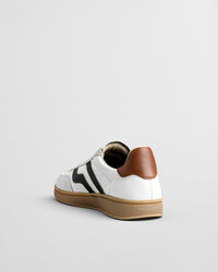 Cuzmo sneakers i ruskind og læder