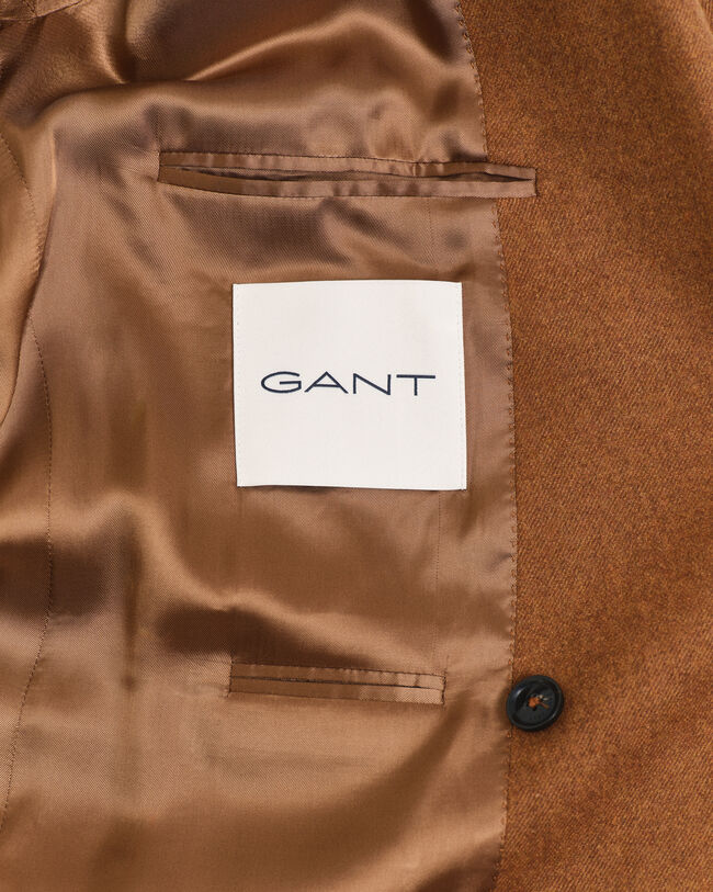 Oversized jakkesæt-blazer i uldflannel