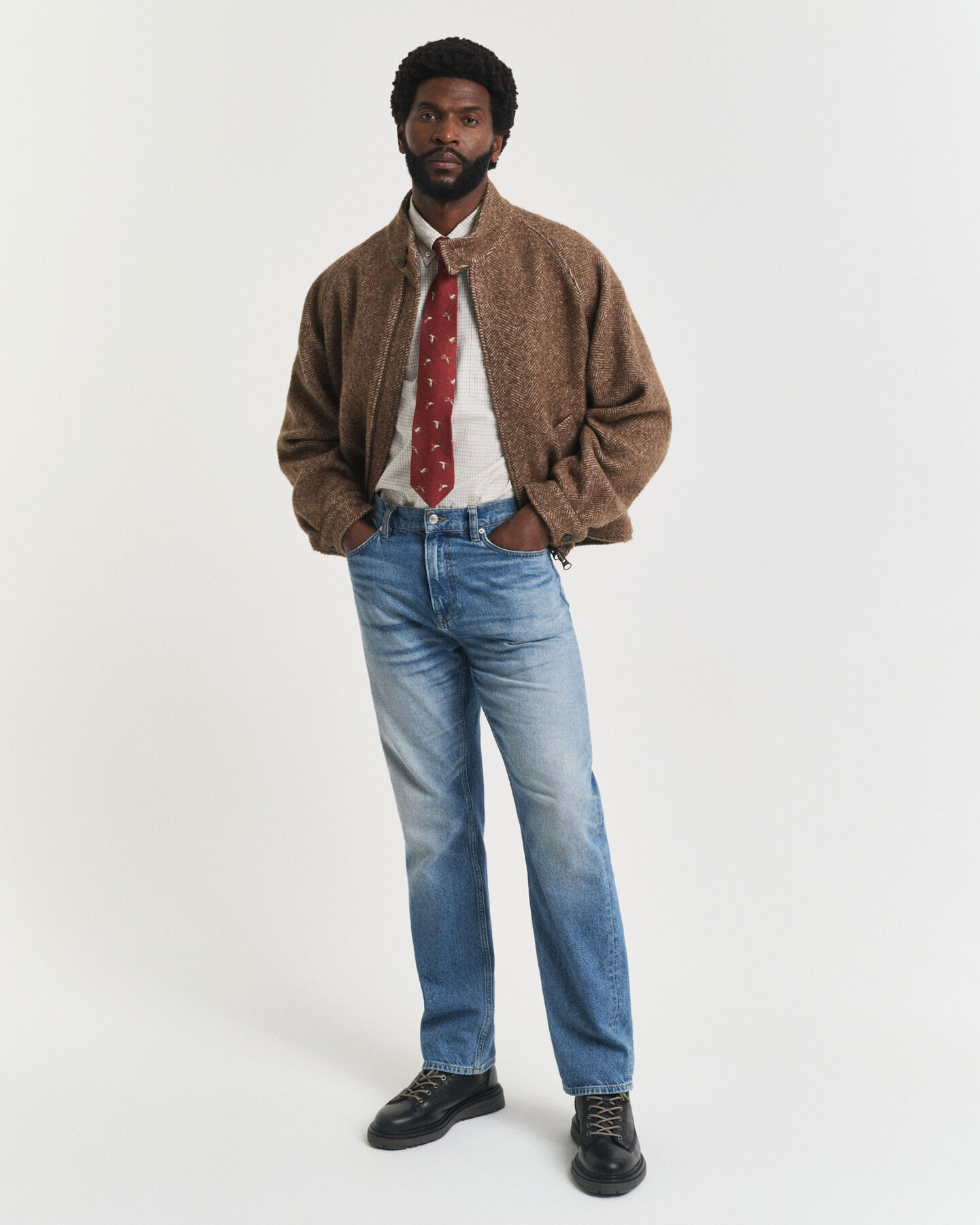 Oversized fit ternet Luxury Oxford-skjorte