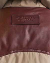 Parka af bomuld med gåsedun