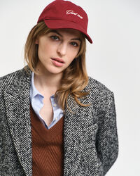 Relaxed fit sildebensmønstret blazer