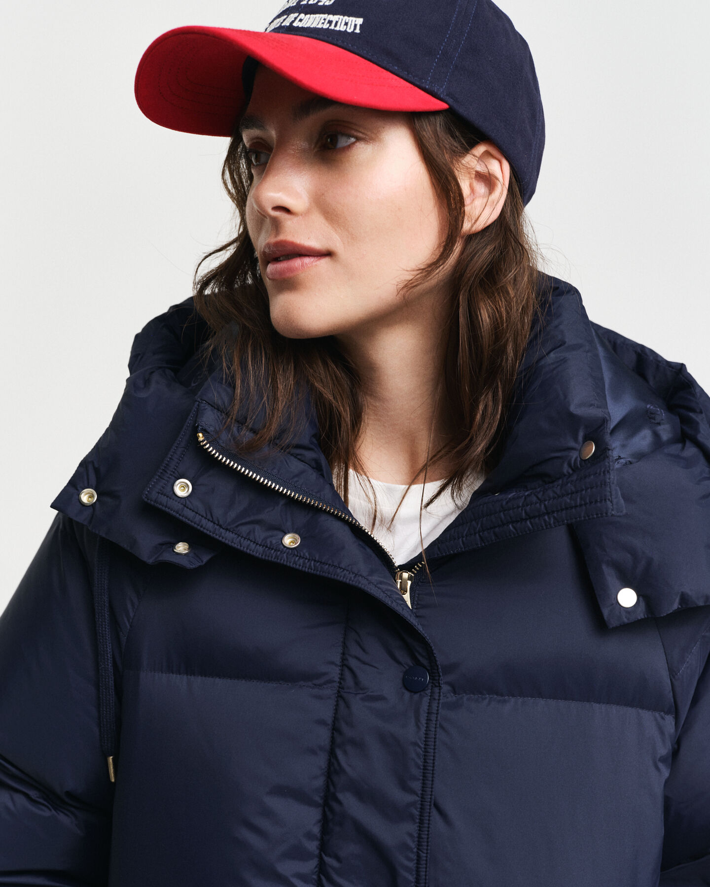 Dunfrakke i fuld længde