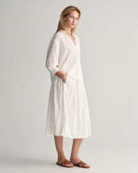 Relaxed fit popover skjorte med seersucker-striber