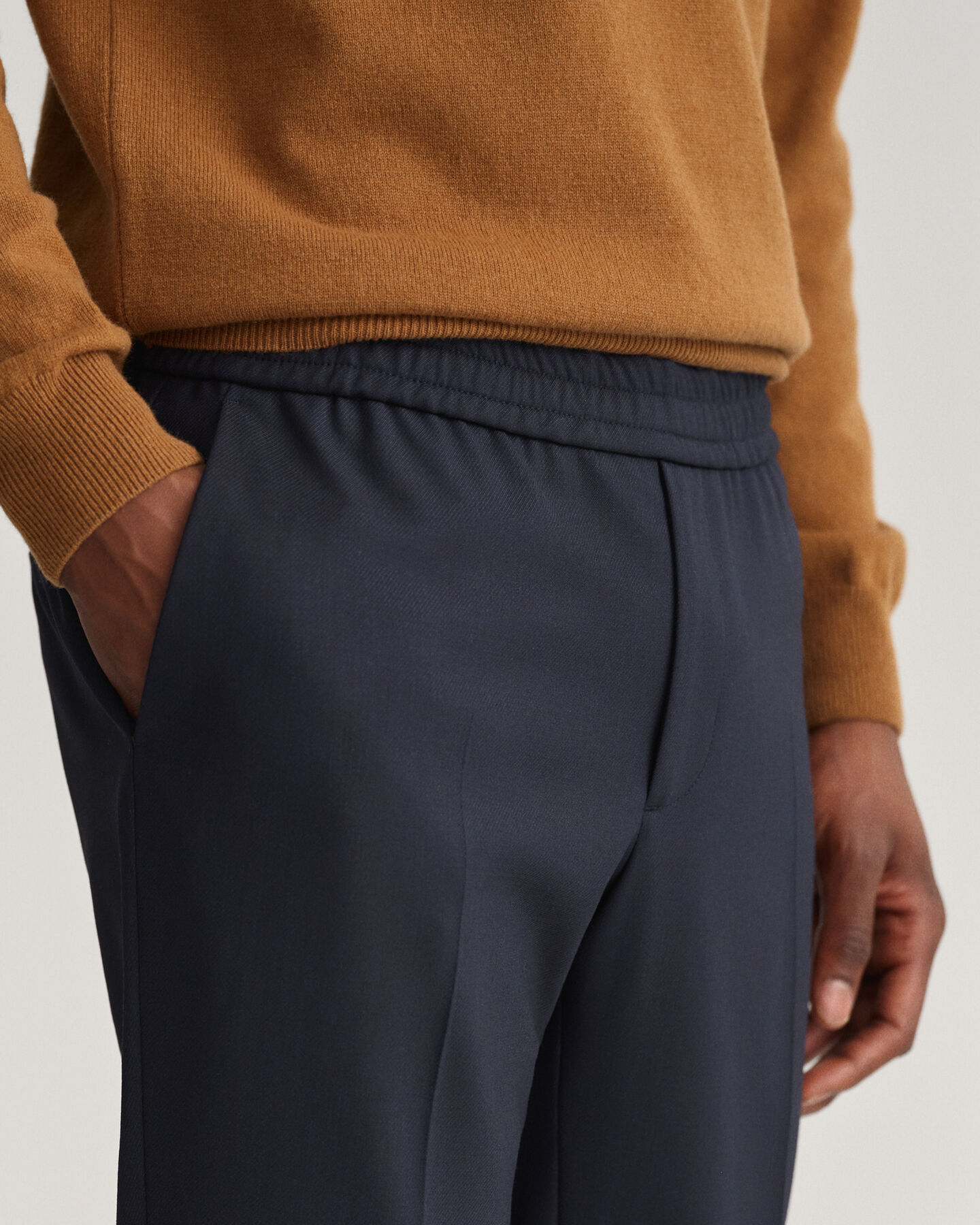 Hallden Slim fit joggingbukser af twill