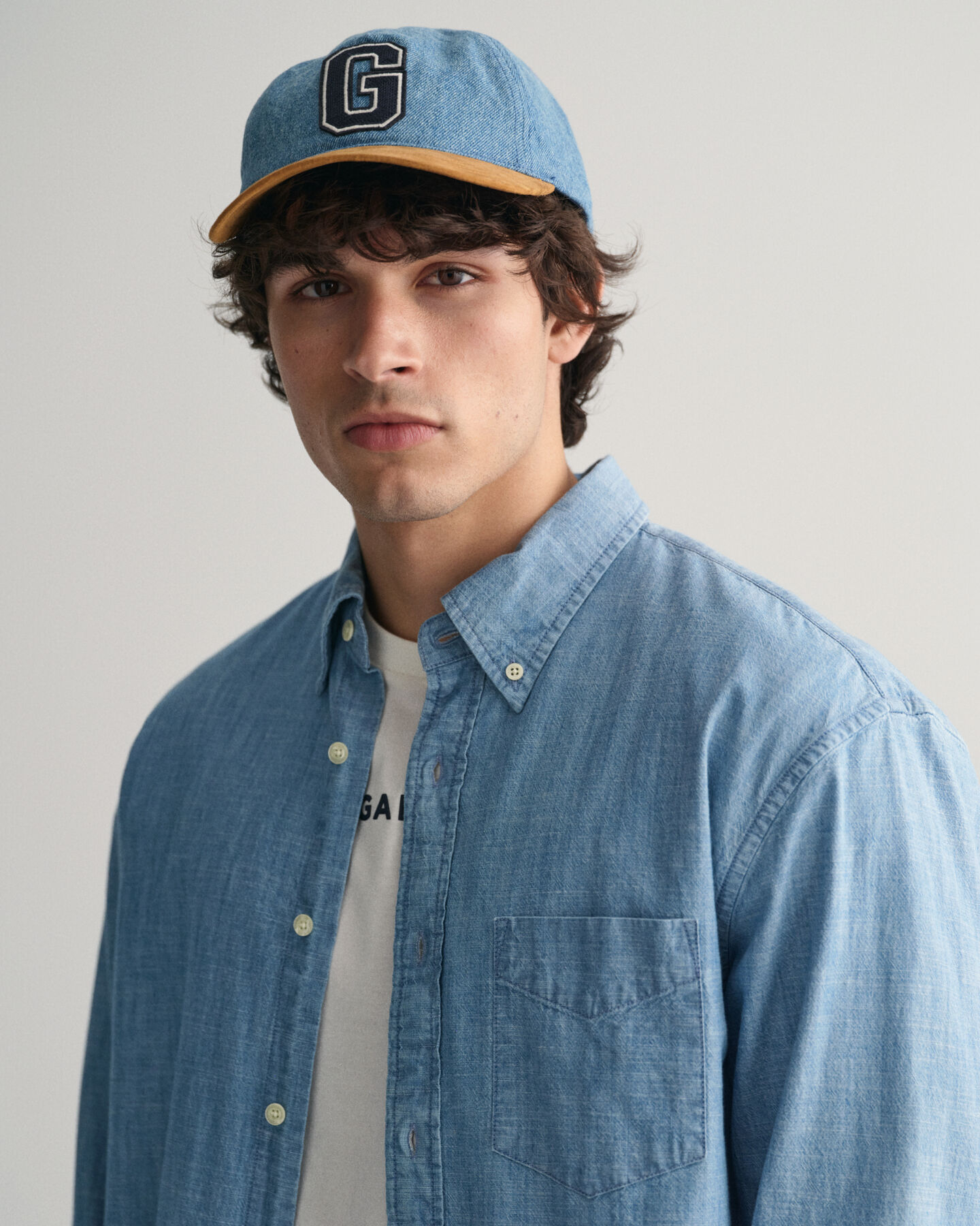 Relaxed fit Chambray skjorte