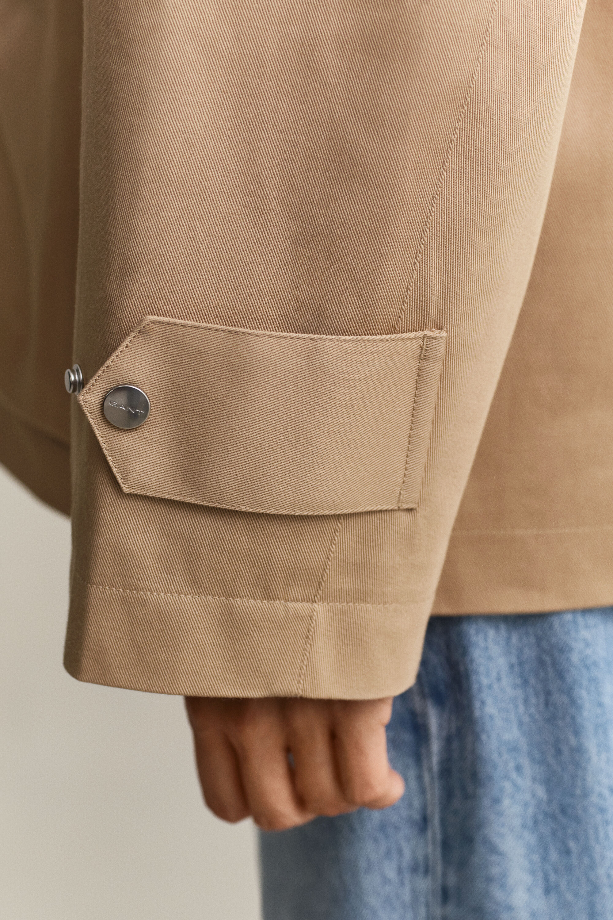 Decker jakke af bomuld