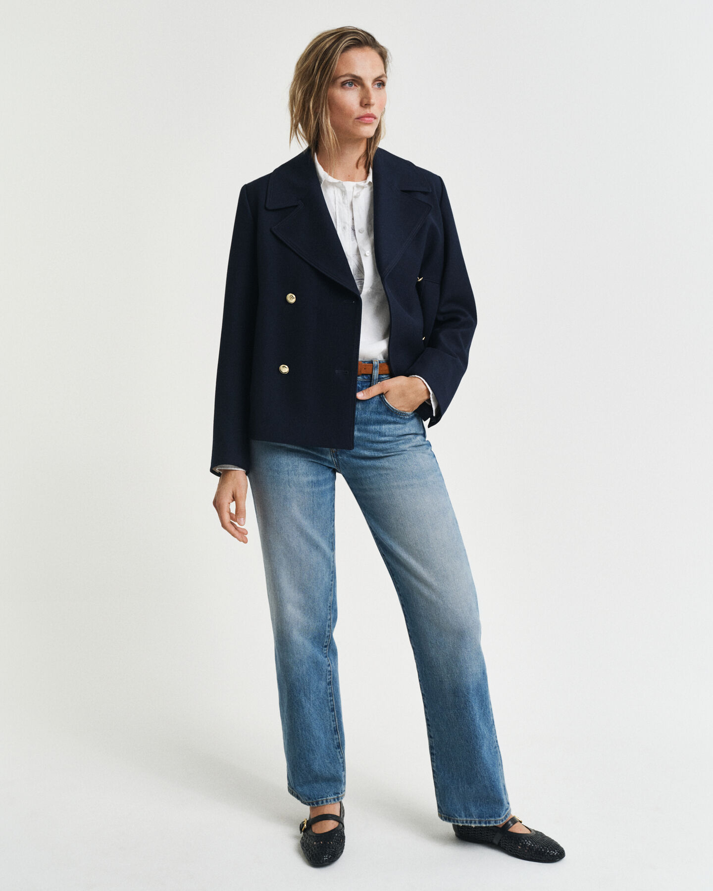 Regular fit skjorte af hør