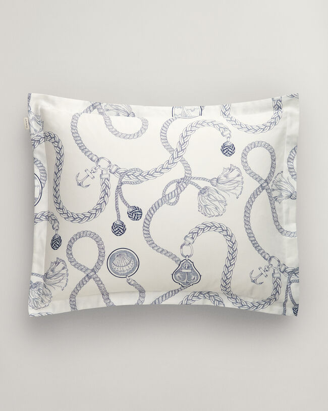 Pudebetræk med sejlads-tryk