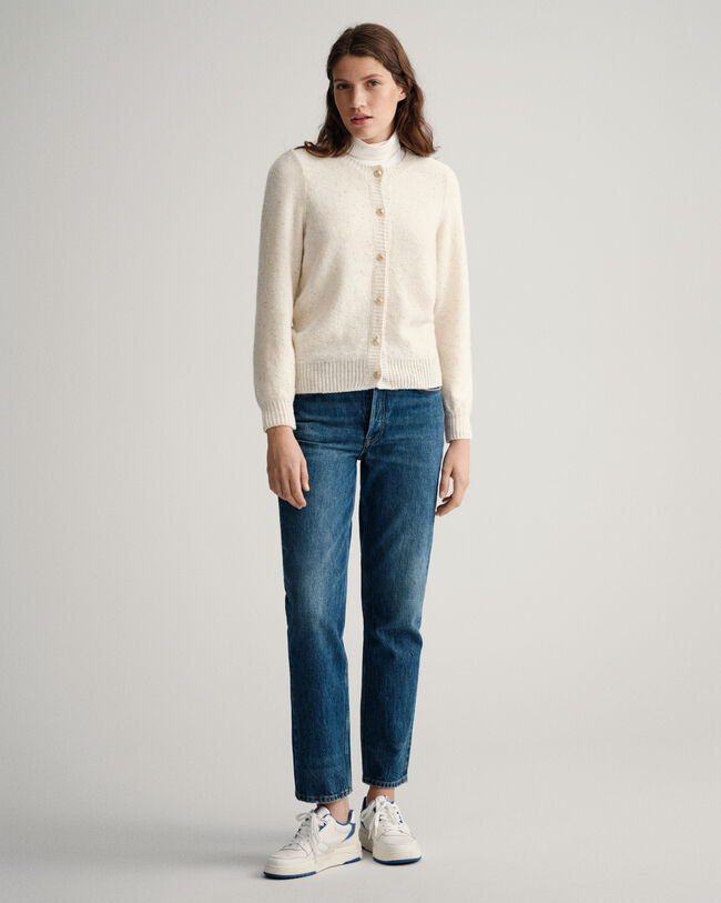 Sparkling crewneck cardigan