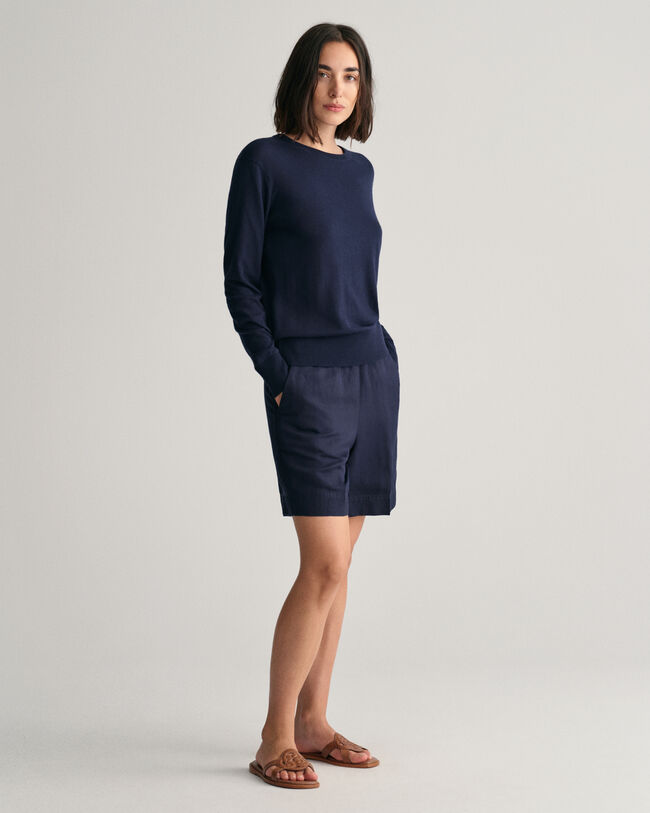 Fint strikket crewneck sweater