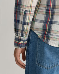 Regular fit skjorte af indisk madras