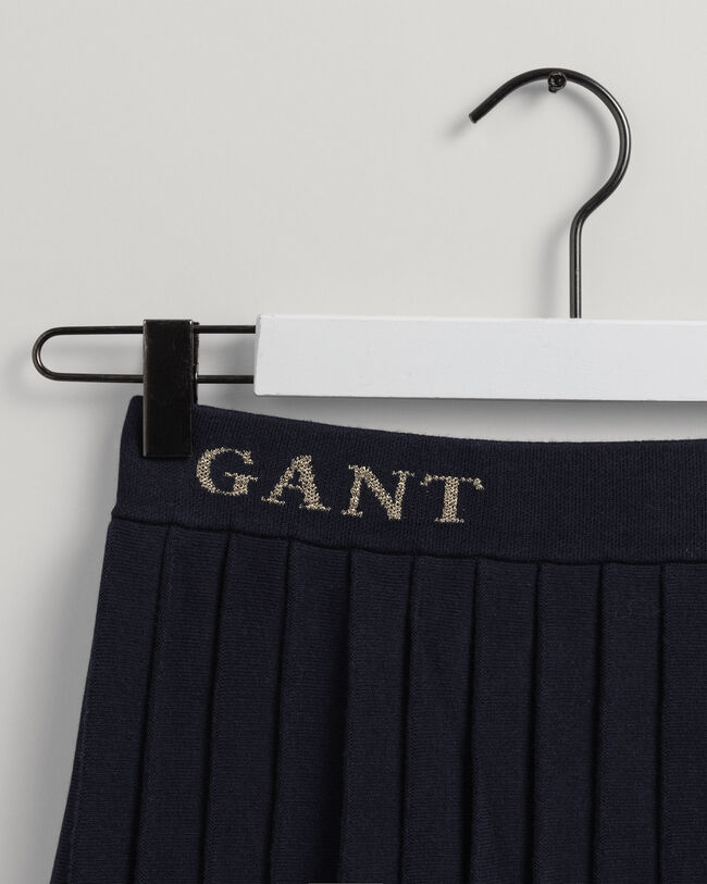 Teen Girls plisseret strikket mini nederdel