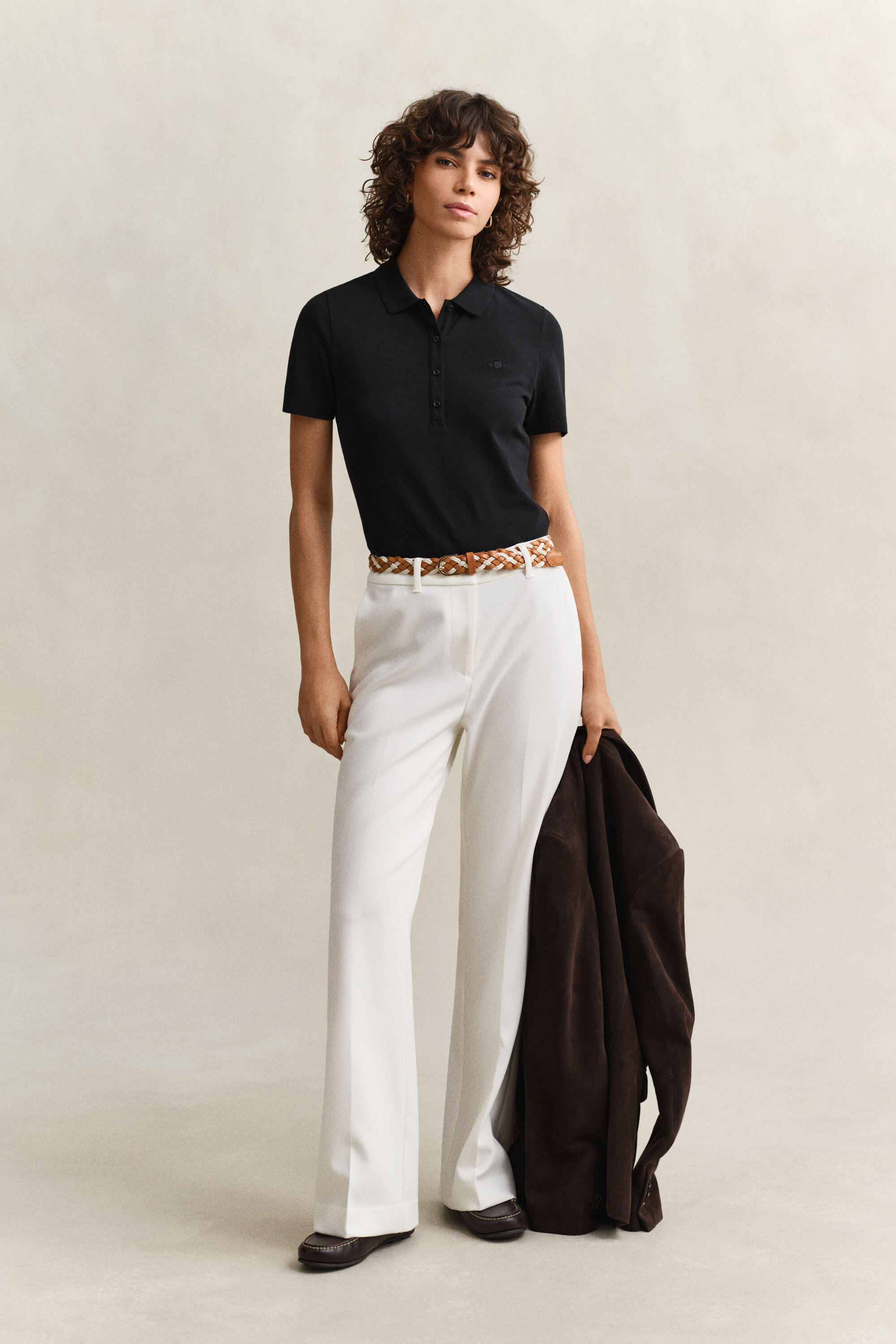 Slim fit poloskjorte