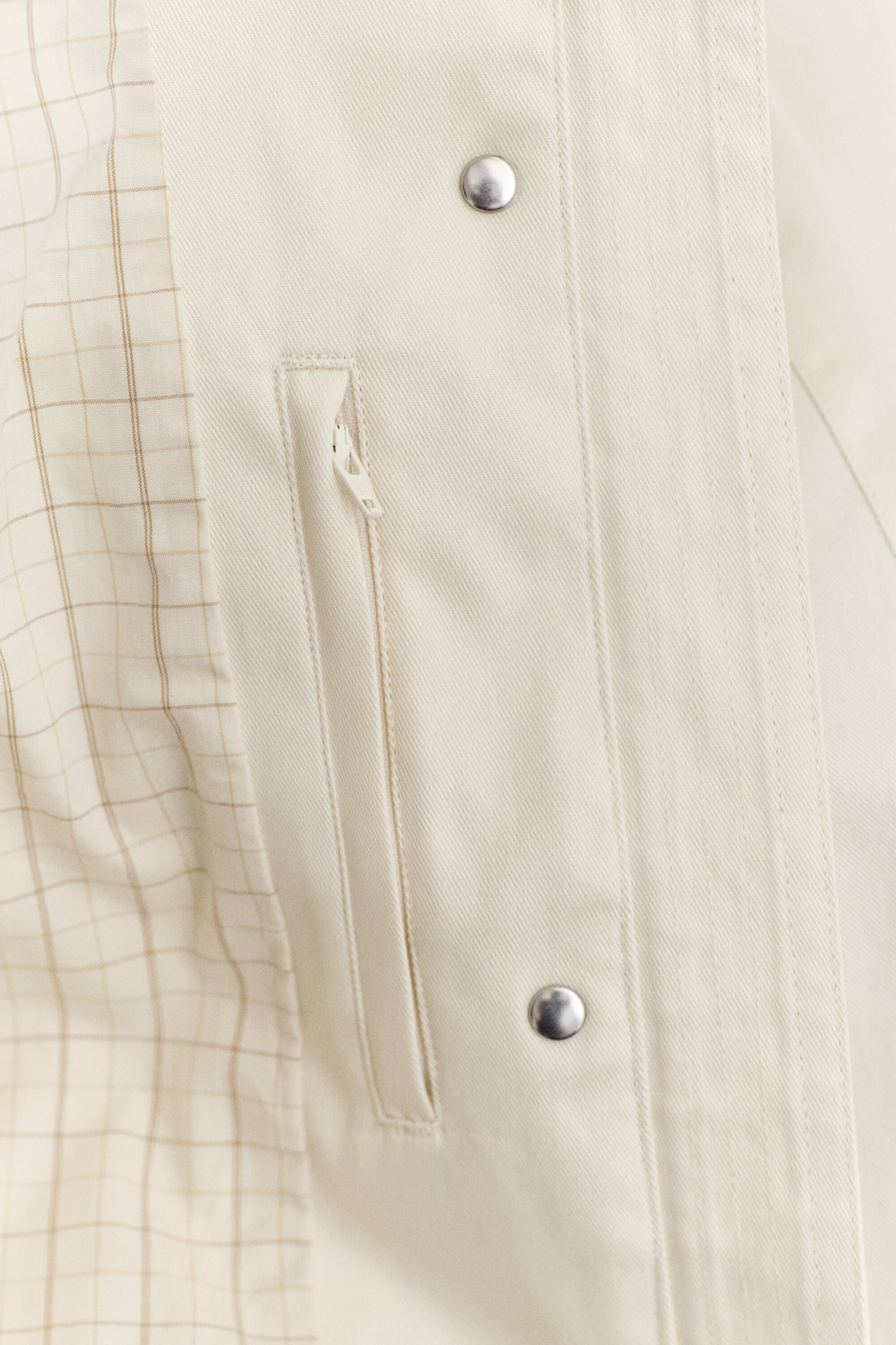 Decker jakke af bomuld