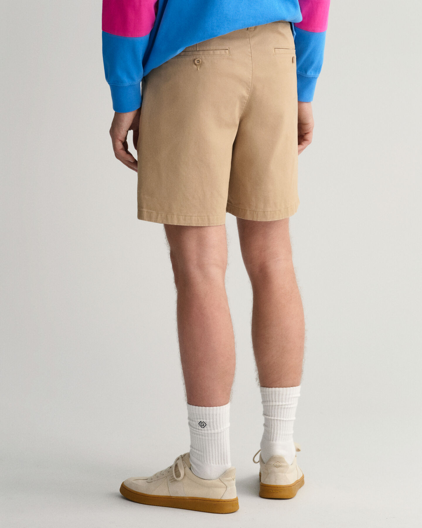 Relaxed fit shorts med læg