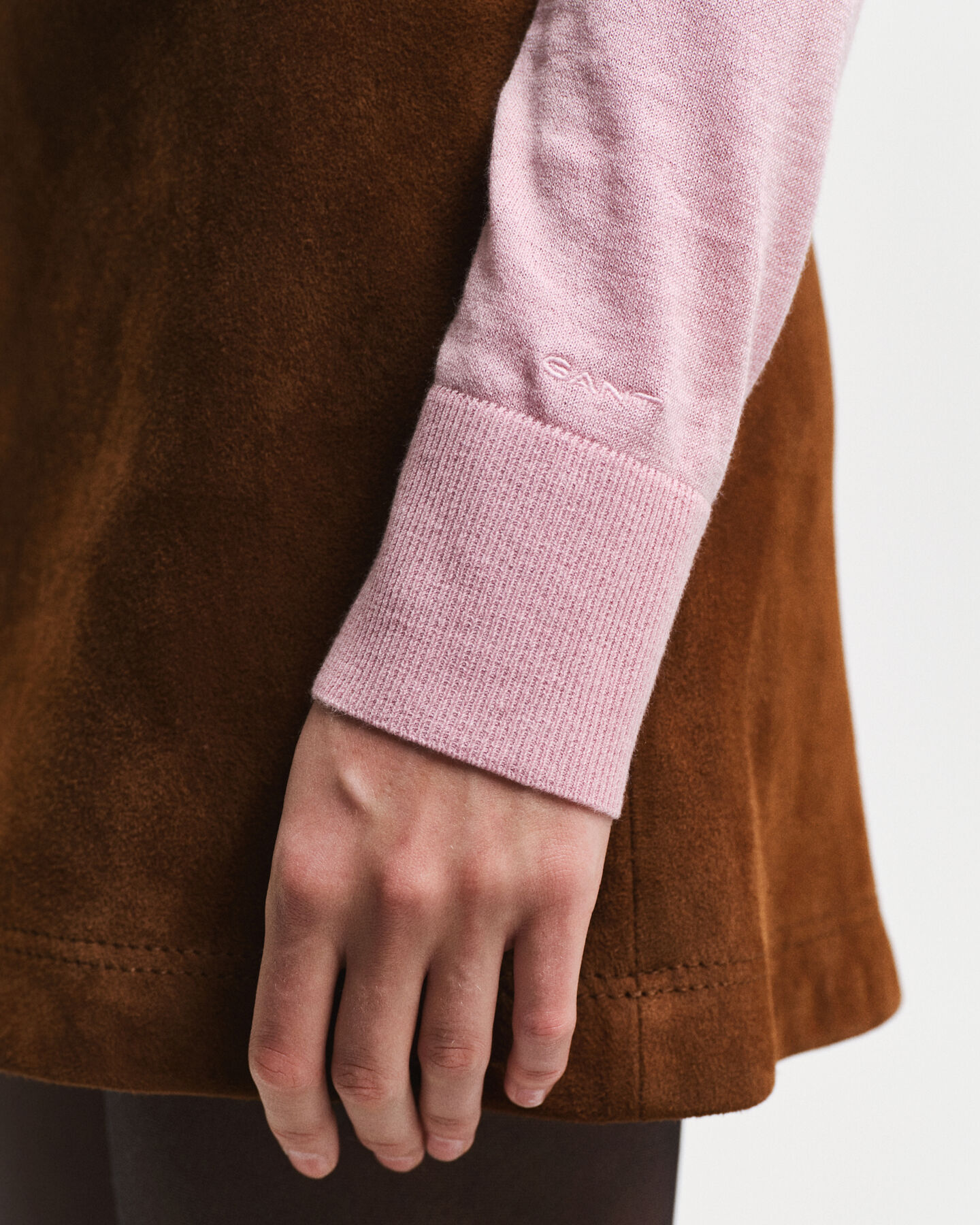 Fint strikket crewneck sweater