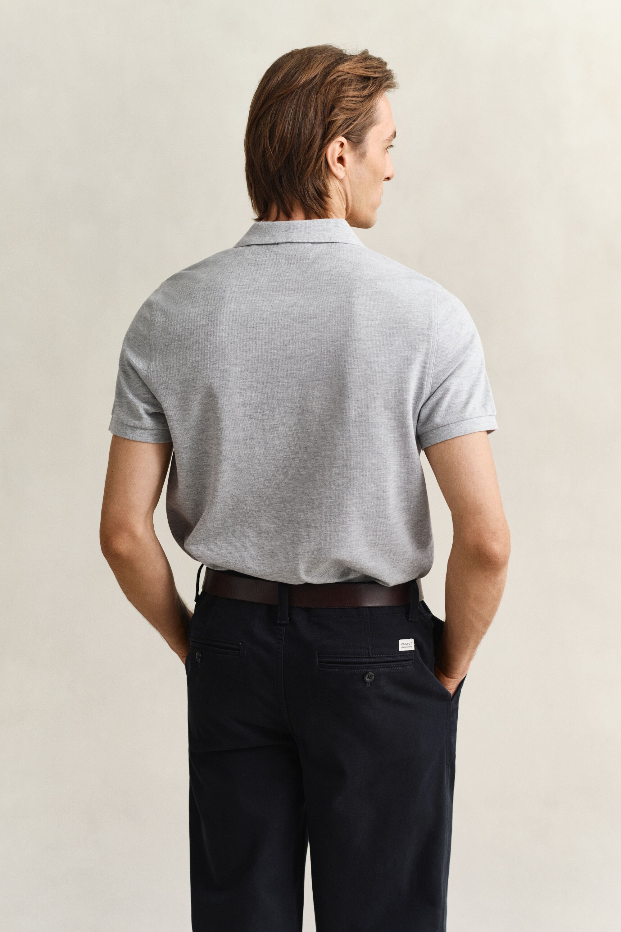 Regular fit Shield Piqué poloskjorte