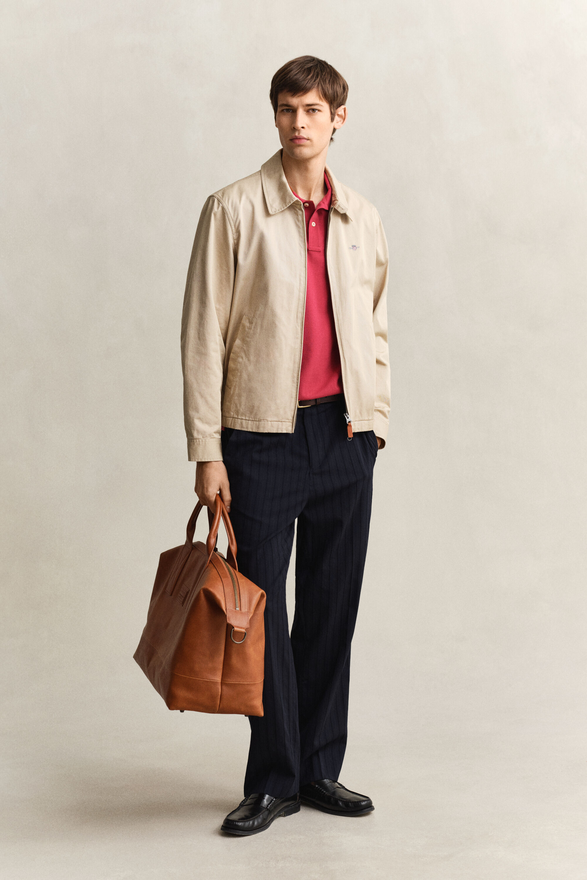 Poloskjorte med regulær pasform