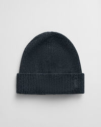 Fint strikket beanie i uld