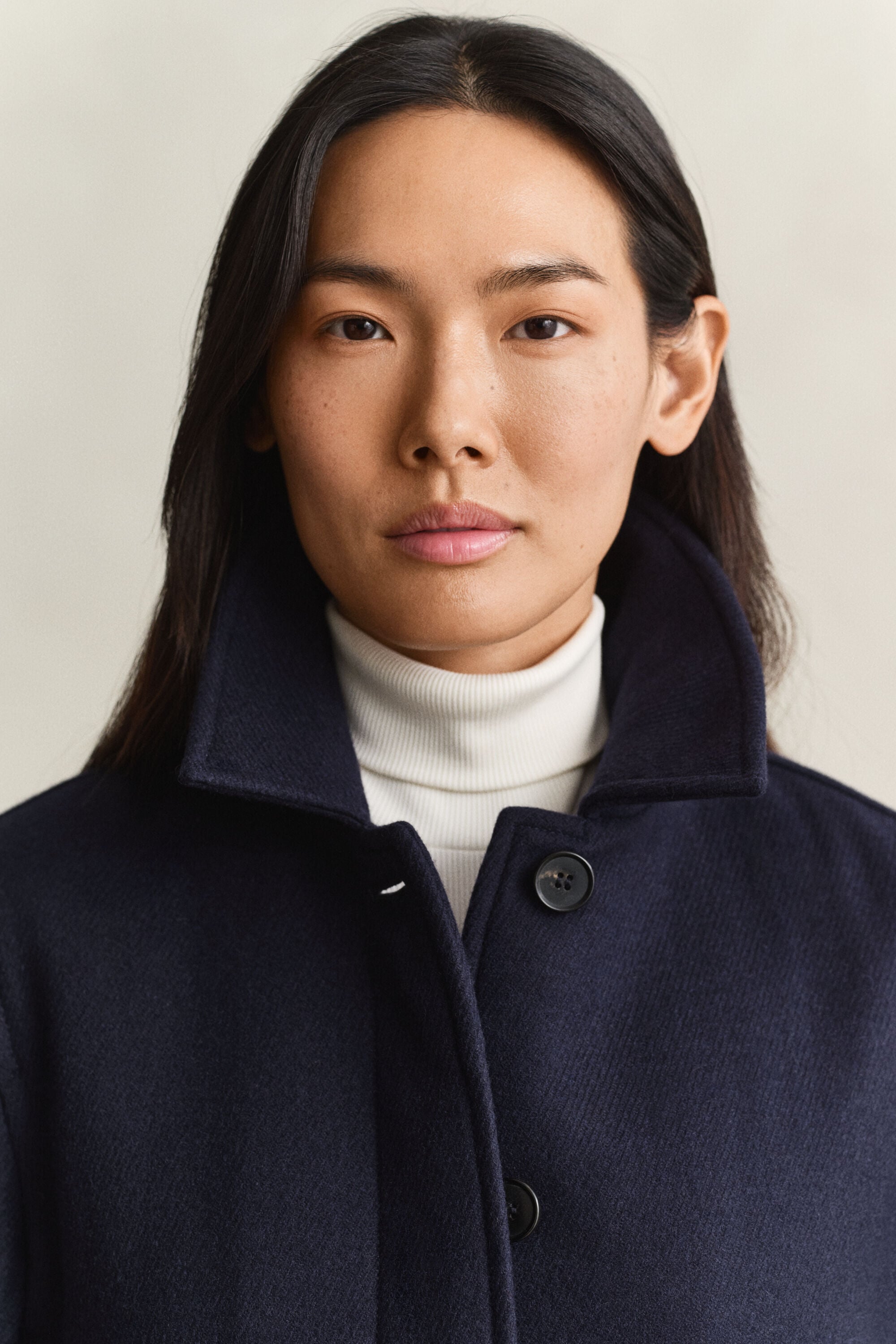 Car Coat af uldblanding