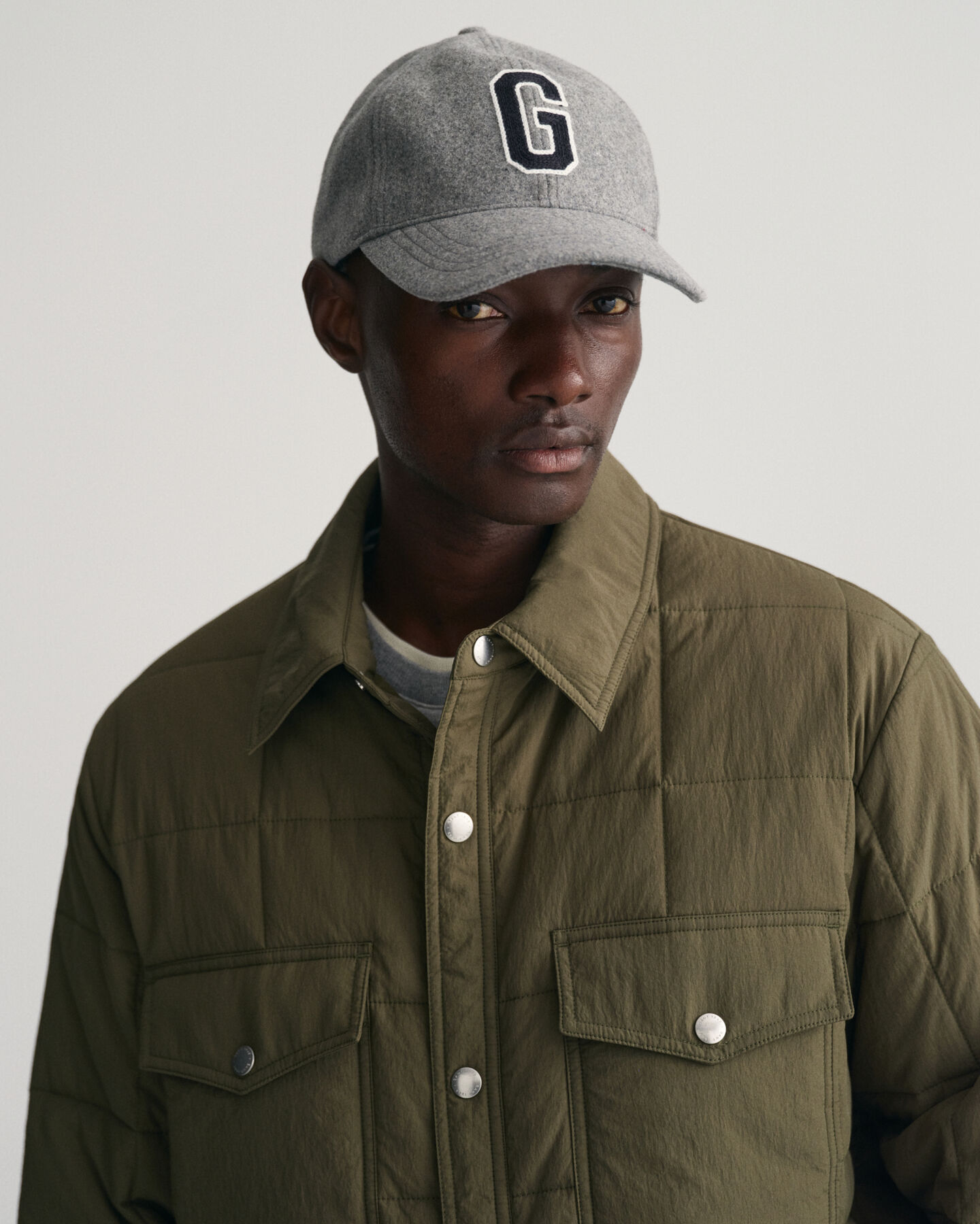 Quiltet skjortejakke