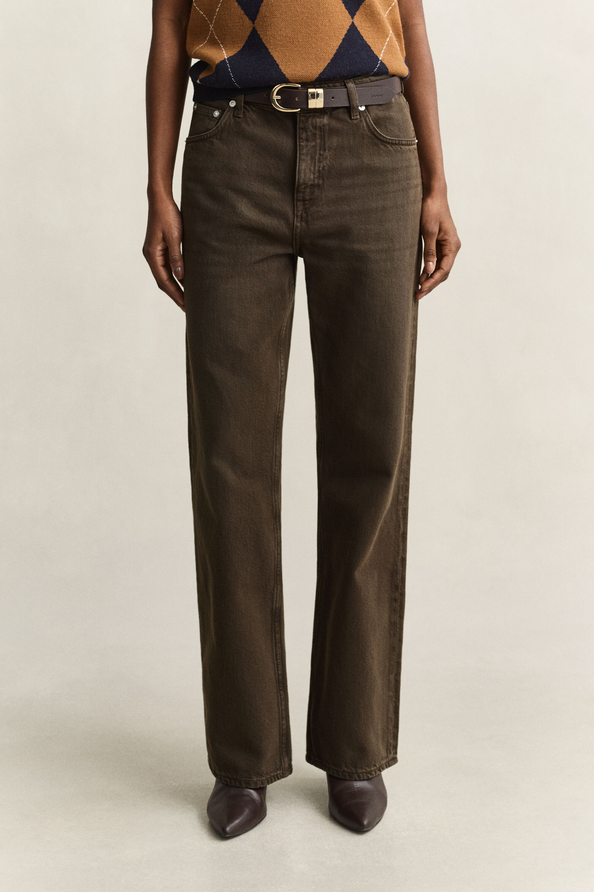 Relaxed farvede jeans