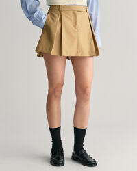 Plisseret mini nederdel