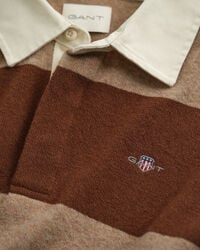 Stribet Rugger sweater af ekstra fin lammeuld