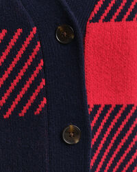 Buffalo-ternet cardigan med V-hals