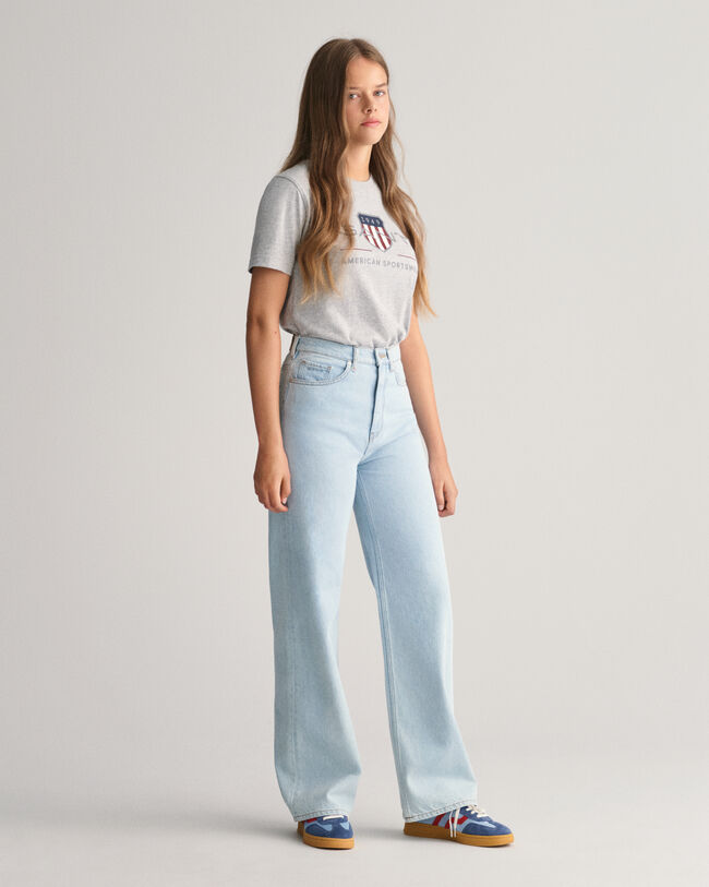 Teen Girls jeans med brede ben