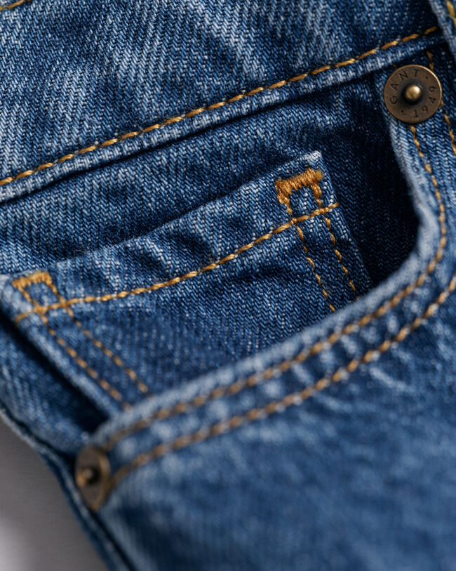 Girls jeans med brede ben