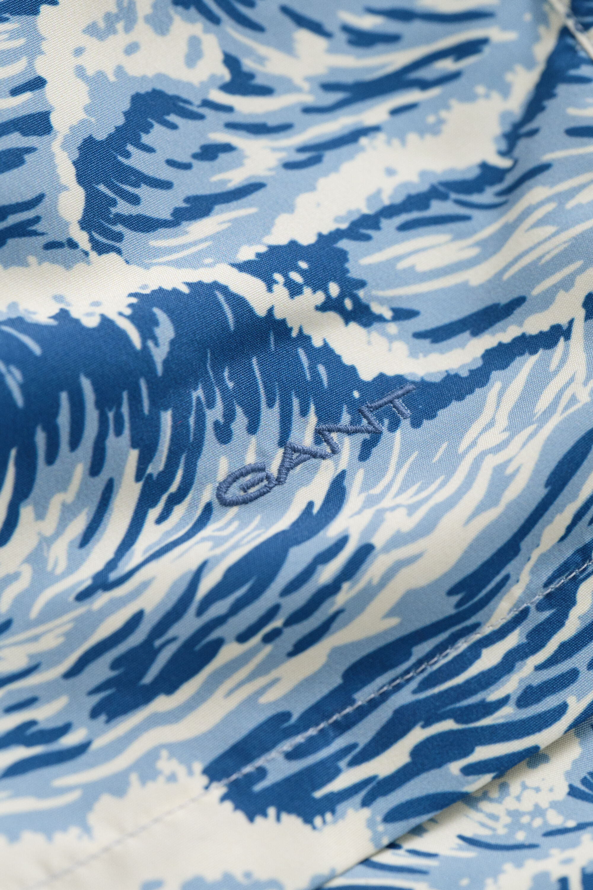 Badeshorts med bølgetryk