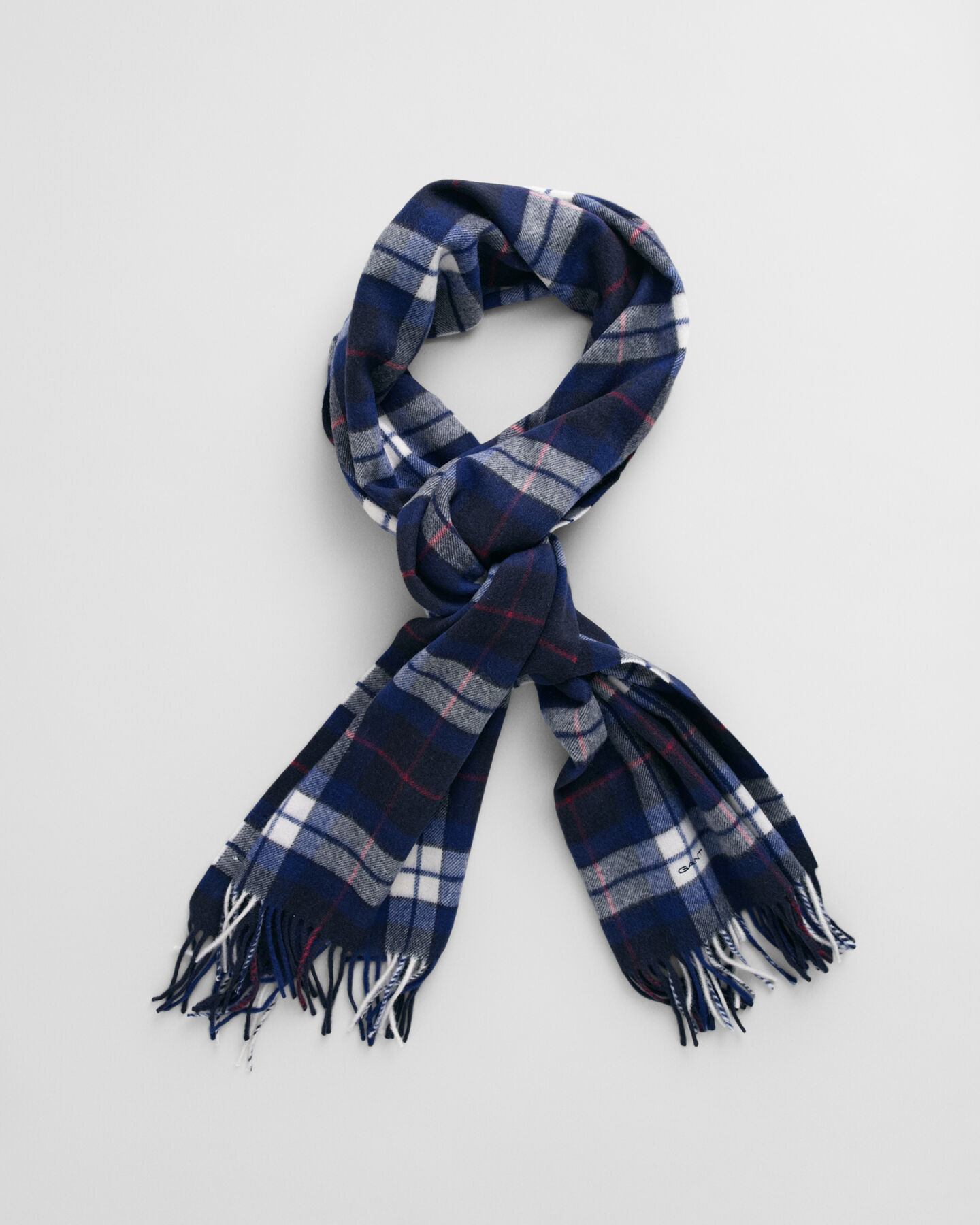 Ternet uldhalstørklæde